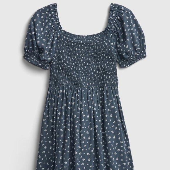 Teen/Girls Floral Smocked Dress - Picture 1 of 6